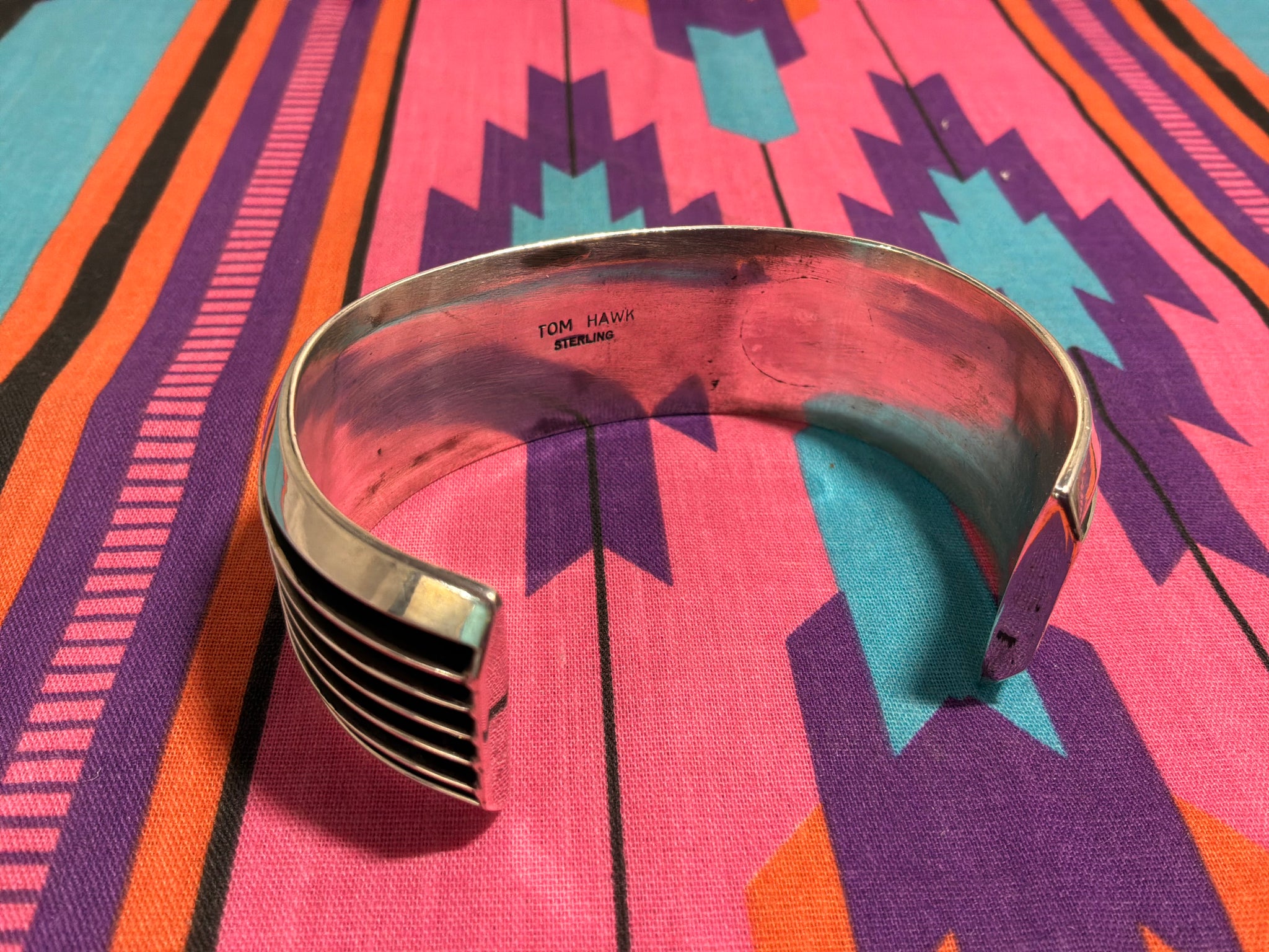 Tom Hawk Cuff Bracelet 6 Channel – Native Feather LLC