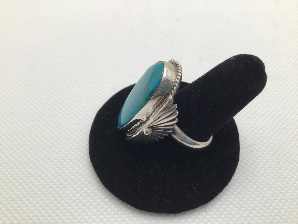 Turquoise ring adjustable