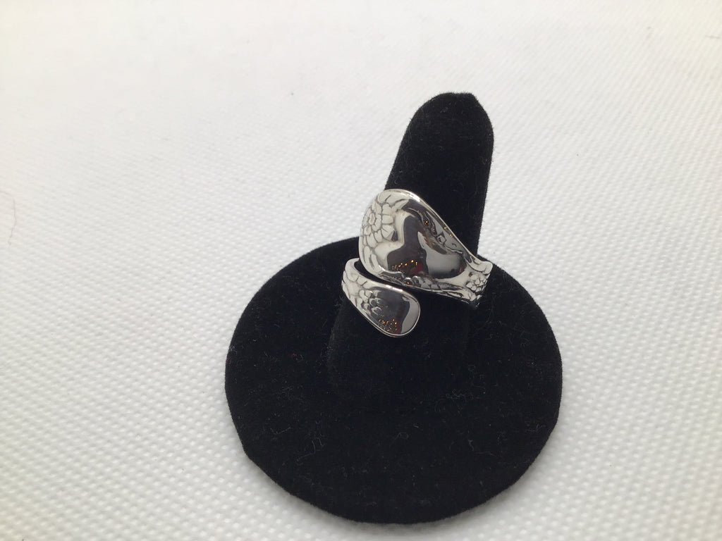 Sterling silver spoon ring