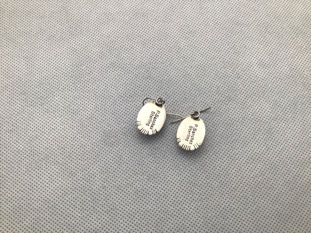 Back of Pietersite earrings