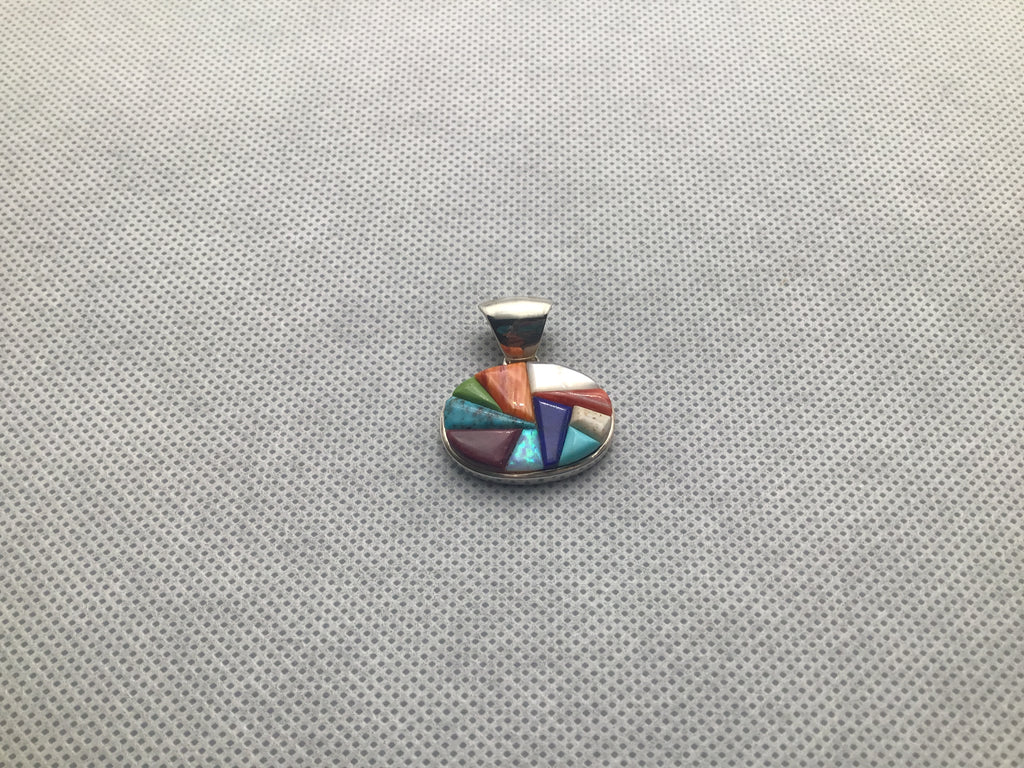 Cobblestone Multi Stone Pendant