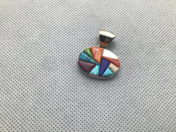 Cobblestone Inlay Pendant