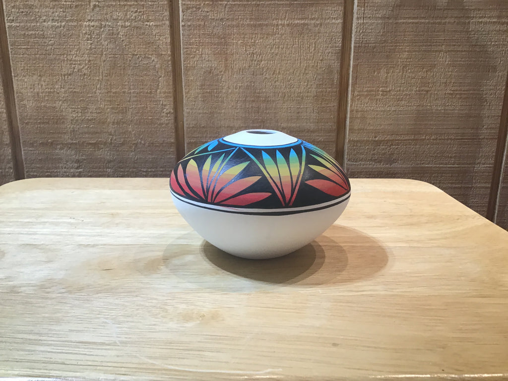 small painted vase