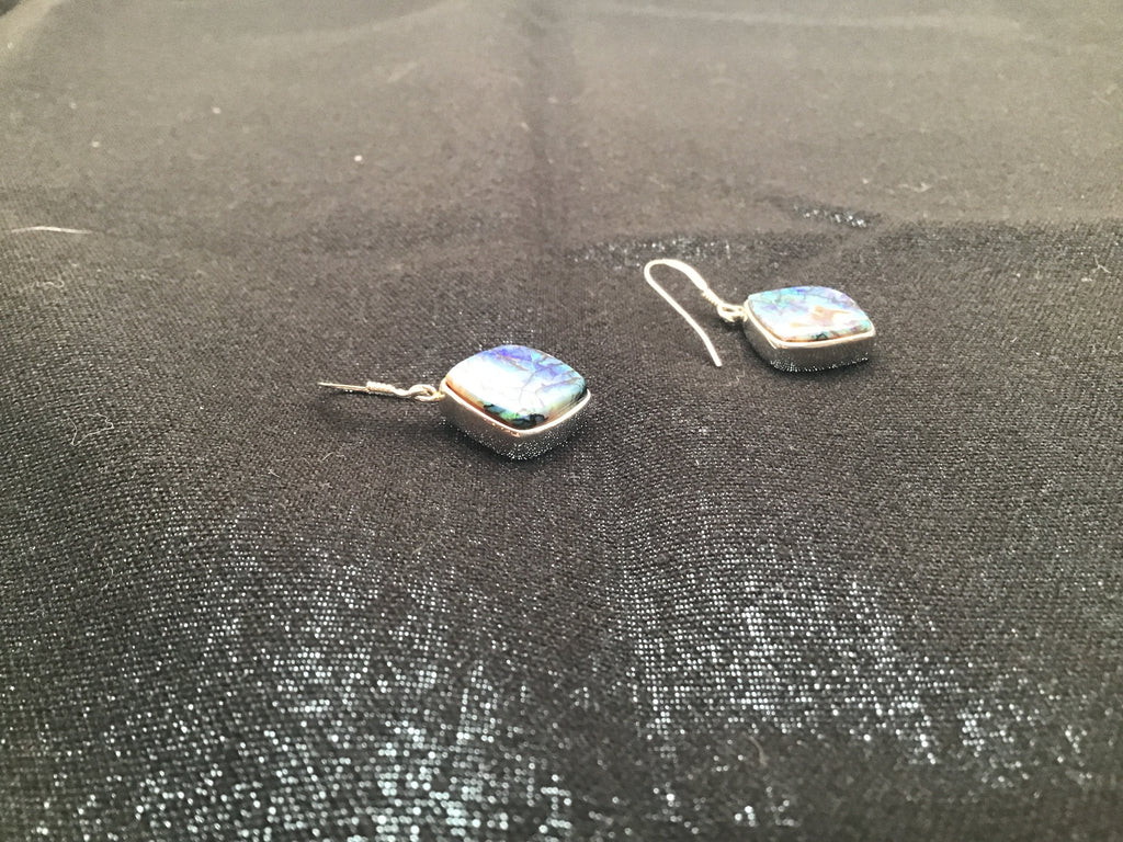 Spider Web Opal earrings