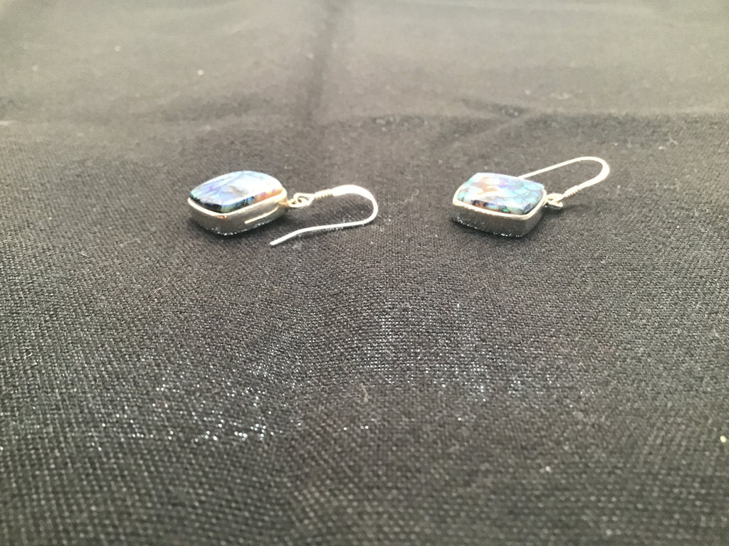 Spider Web Opal Earrings