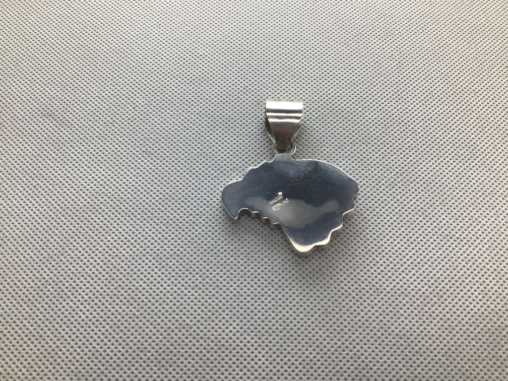 back of eagle pendant