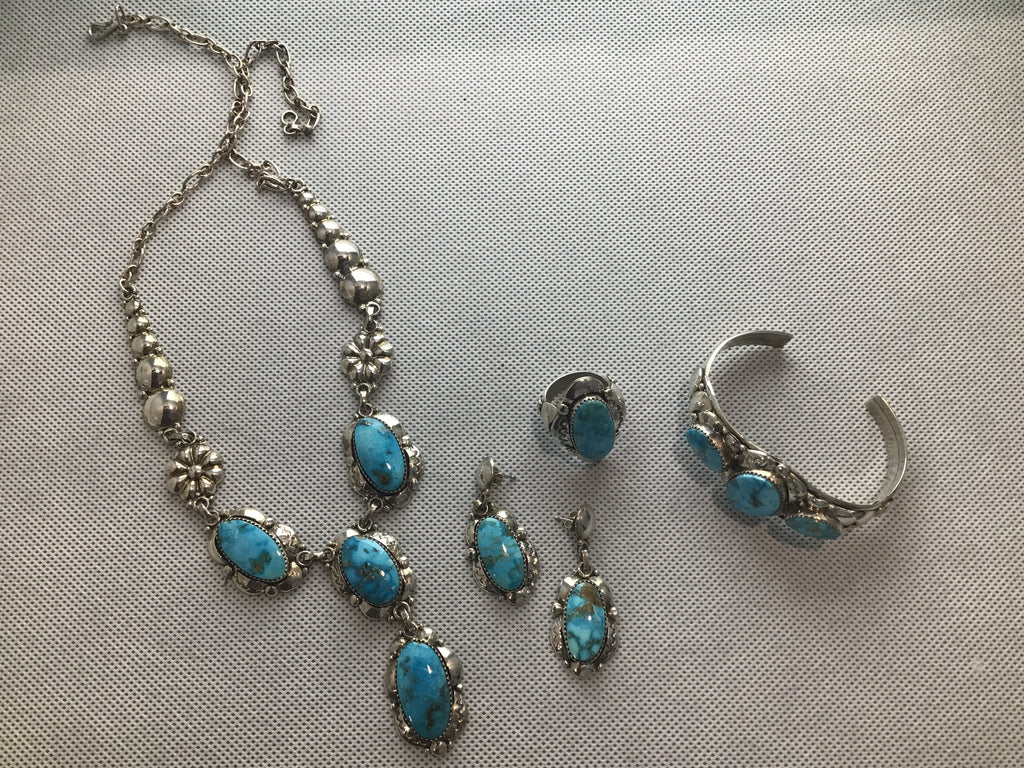 Nalwood 4 Piece Turquoise set