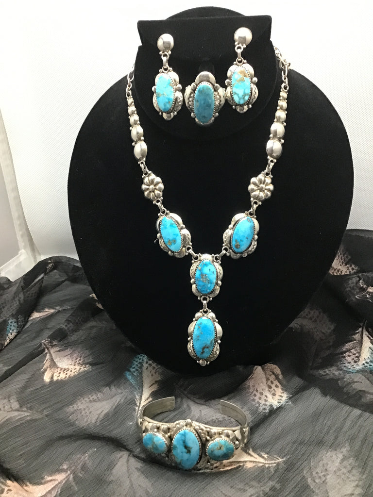 4 Piece Turquoise set