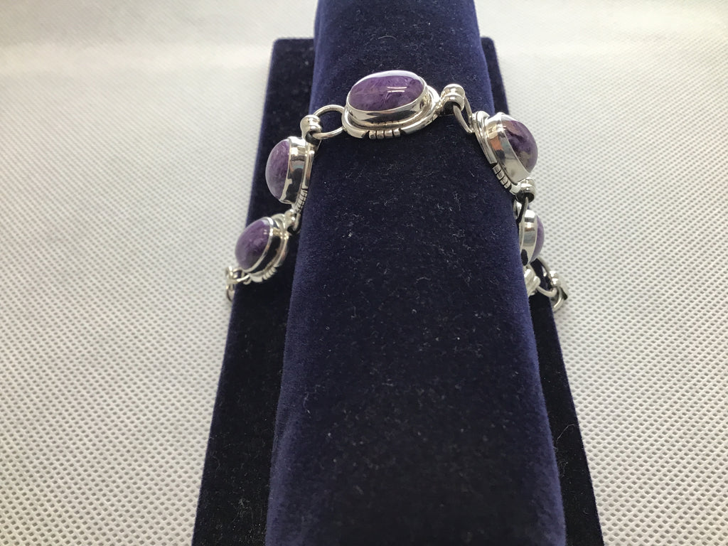 Charoite Link Bracelet