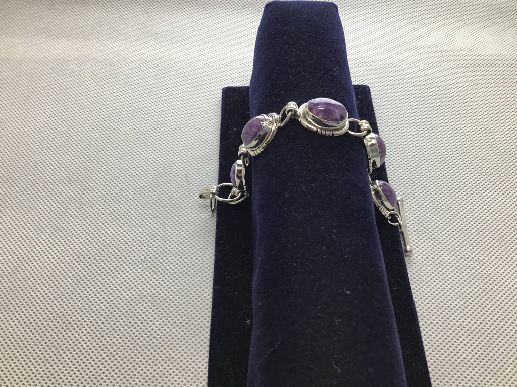 Charoite Link Bracelet