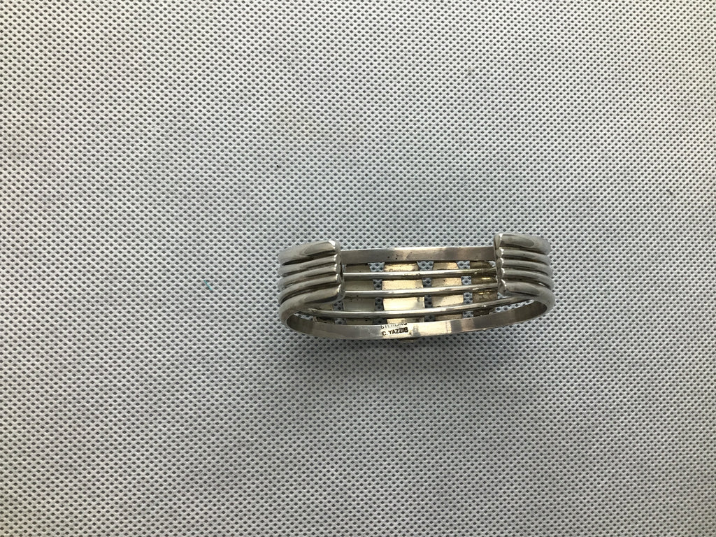 back of turquoise bracelet