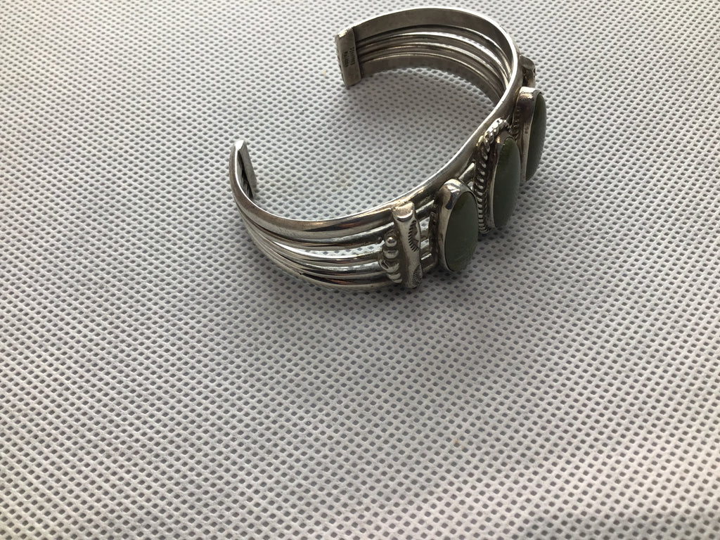 green turquoise cuff bracelet