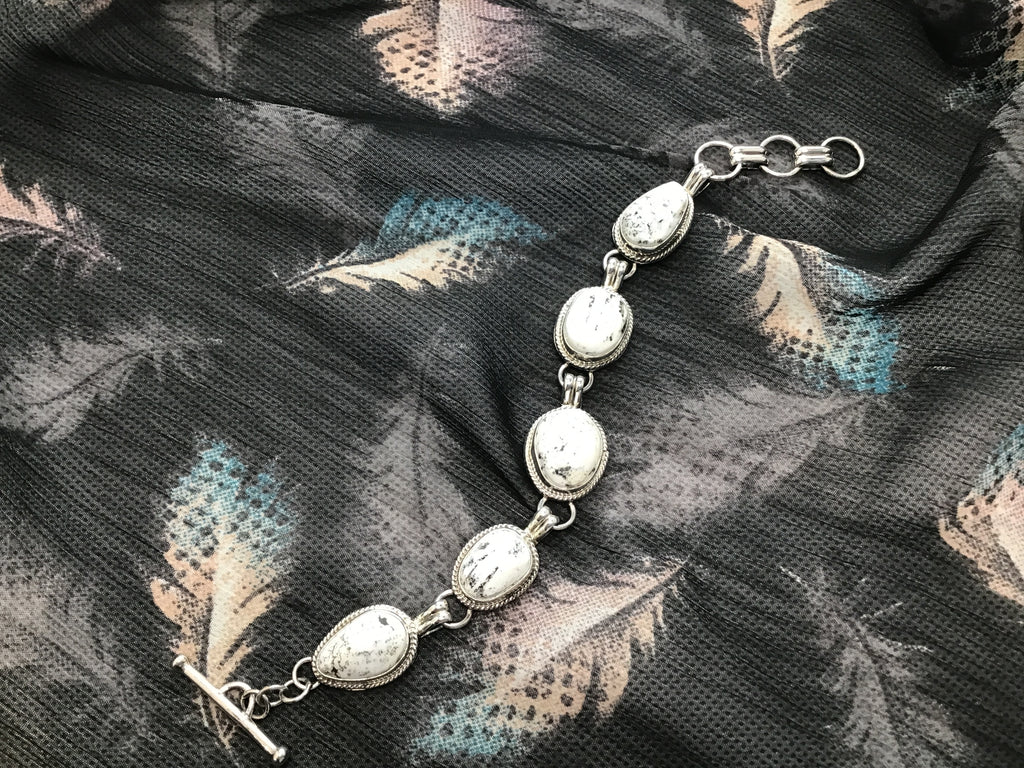White Buffalo Link Bracelet