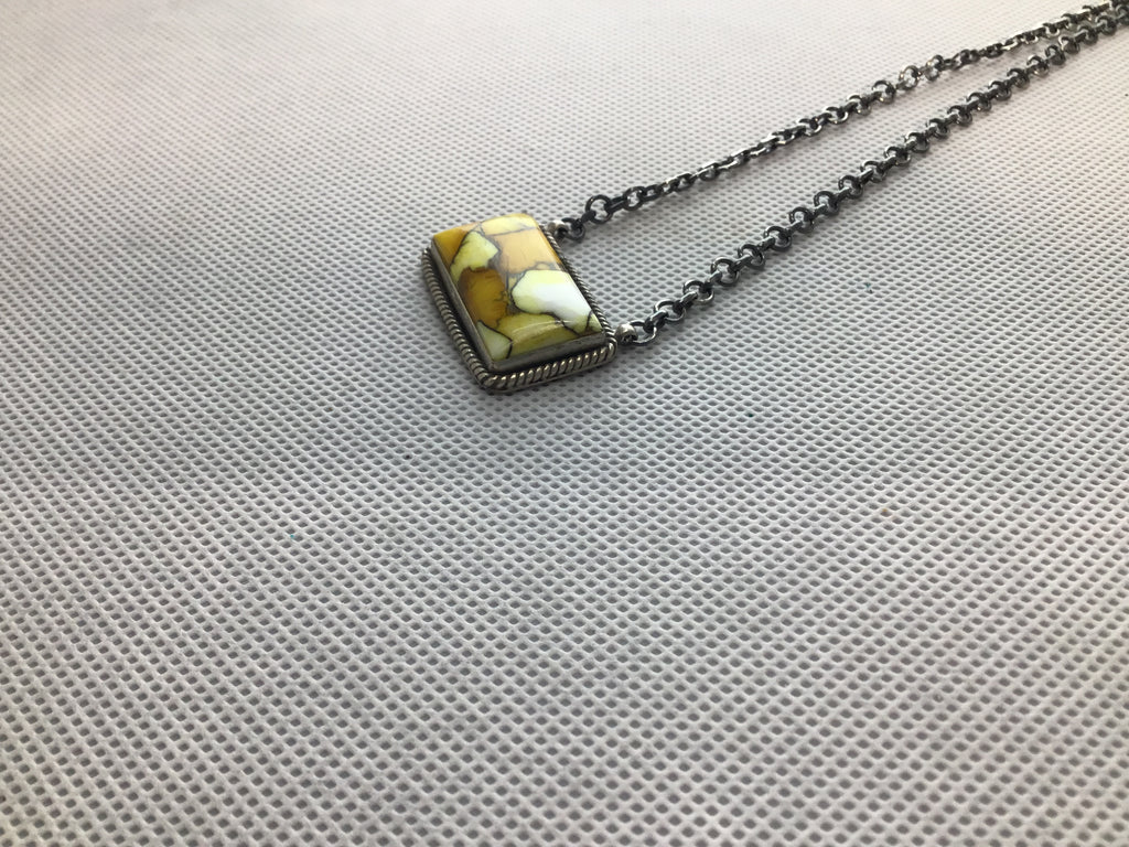 Honey Dahlia Bar Necklace