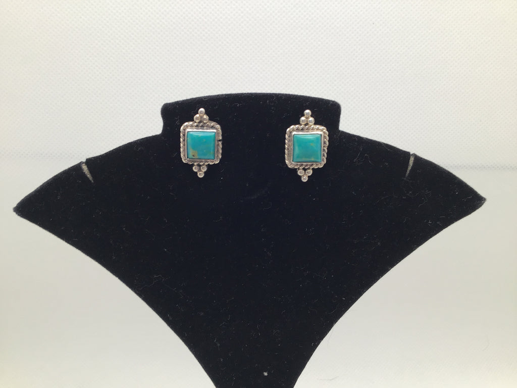 Turquoise Post Earring 