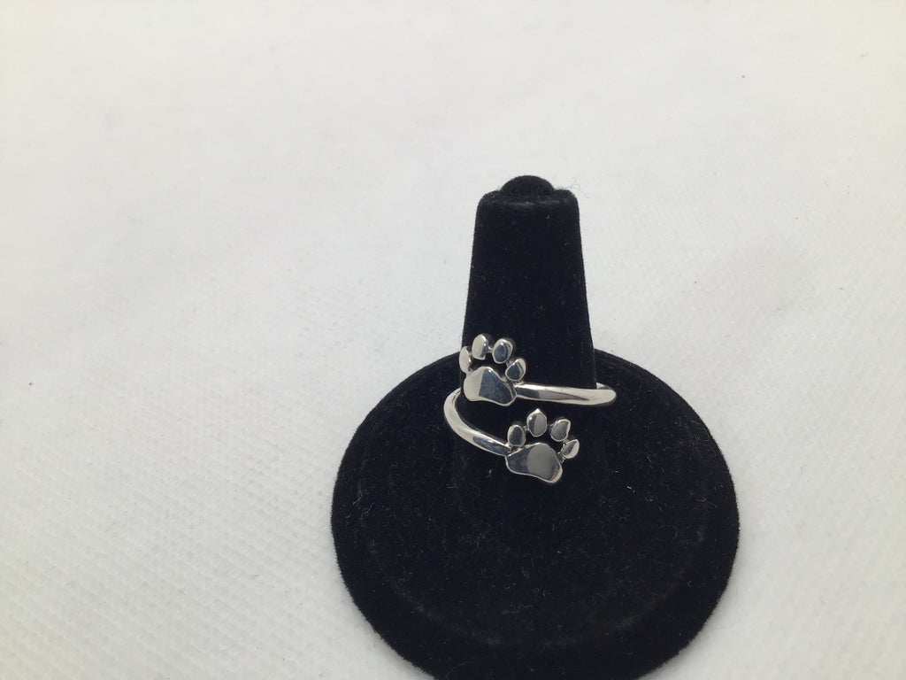 Sterling Paws Ring