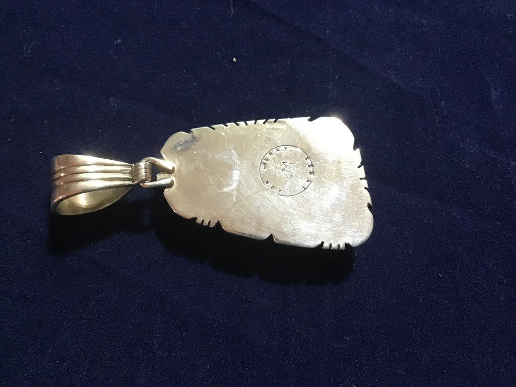 Back of Spiny Oyster Pendant 