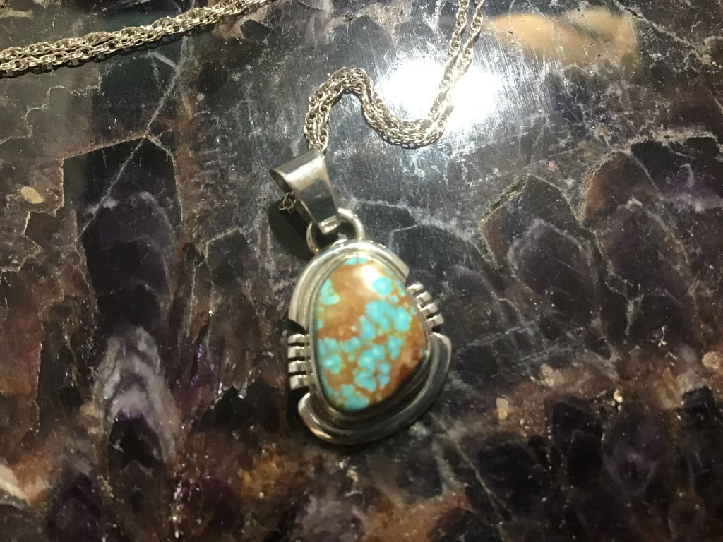 # 8 Turquoise Mine Necklace