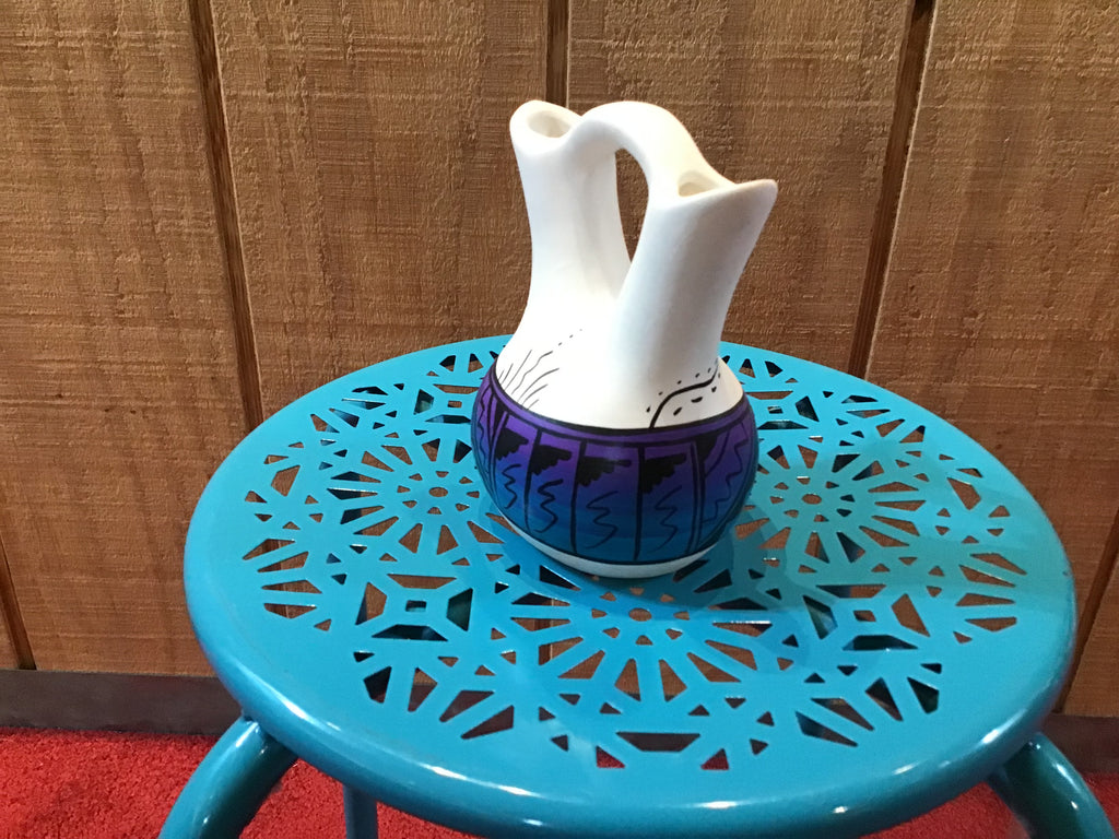 Panted Wedding Vase Navajo Pottery