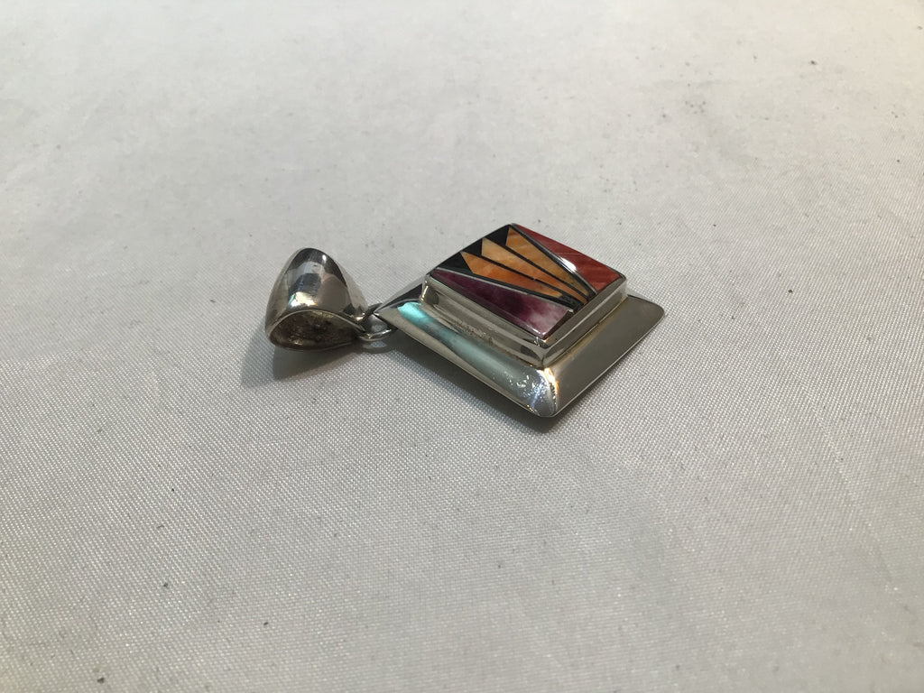 Triple colored Spiny Oyster Pendant