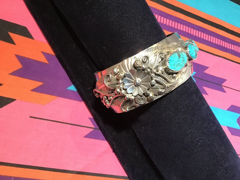 Navajo Turquoise Cuff Bracelet