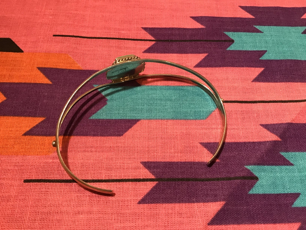 Inside Turquoise Cuff Bracelet