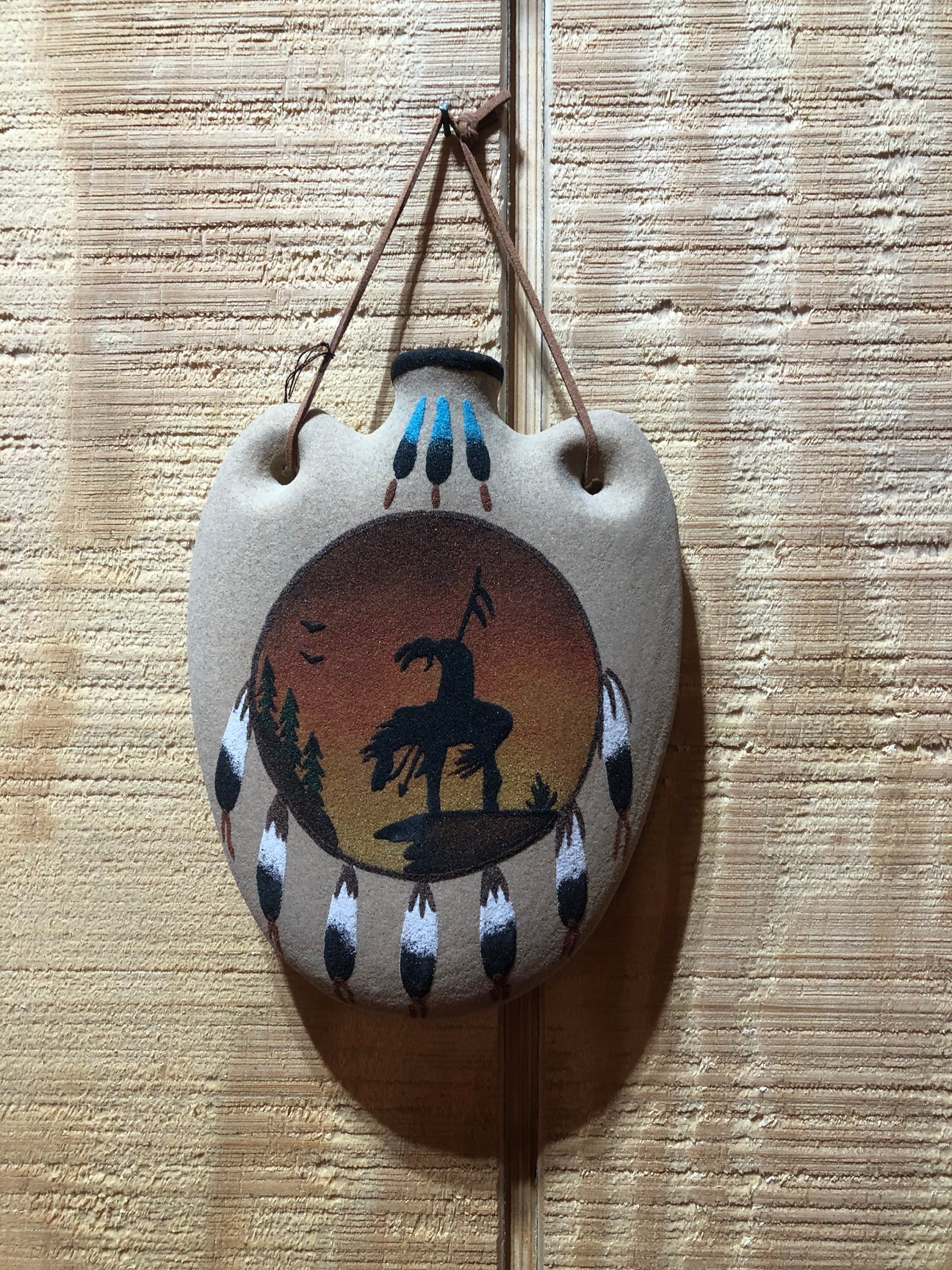 Sand Painted Canteen